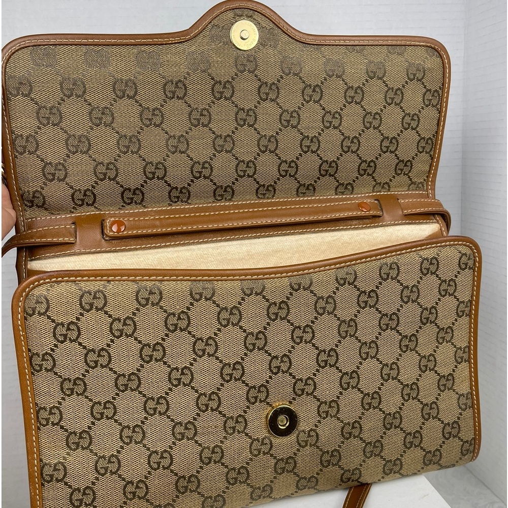 ✅GUCCI ✅ Authentic GG Canvas Crossbody Bag #8 - Picture 5 of 17